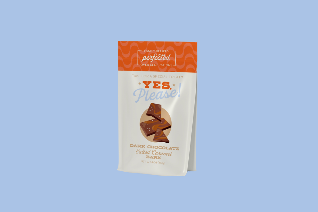 Dark Chocolate Salted Caramel Bark Pouch