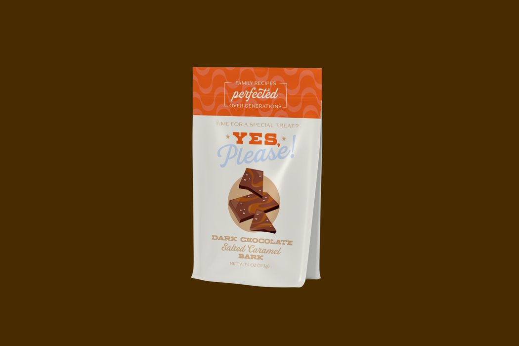 Dark Chocolate Salted Caramel Bark Pouch